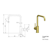 REGINOX Crystal eenhendel keukenmengkraan