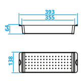 CARESSI CABL37CS Restenbakje