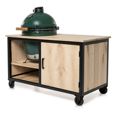 Stalen Tafel Eiken Storage - FRAAII