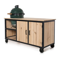Stalen Tafel Eiken Inferno - FRAAII