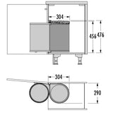 HAILO AS Mono 20 LITER Afvalemmer