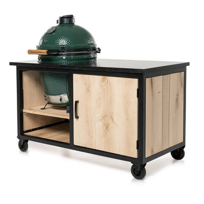 Stalen Tafel Eiken Storage - FRAAII